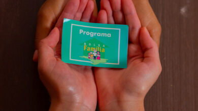 Pagamento do Bolsa Família.