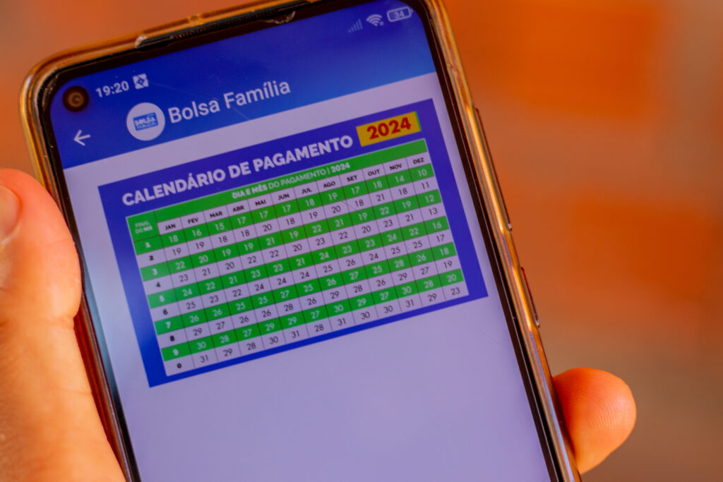 Calendário Bolsa Família novembro.
